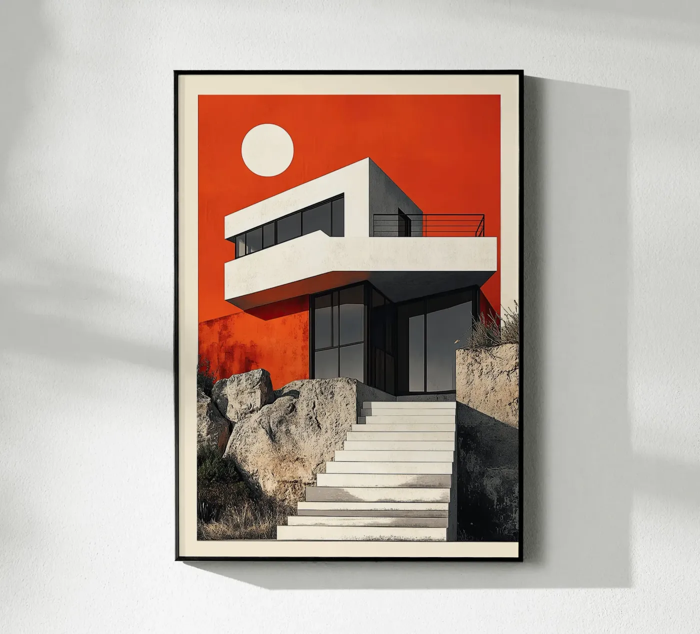 Bauhaus acrylic glass by Nikis Art Studio