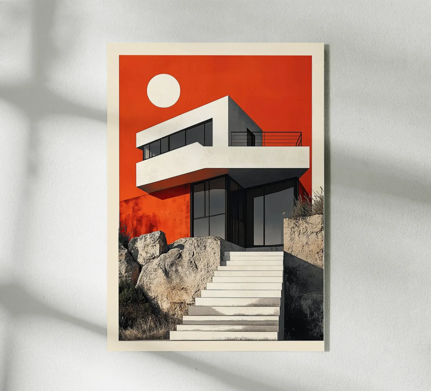 Bauhaus acrylic glass by Nikis Art Studio