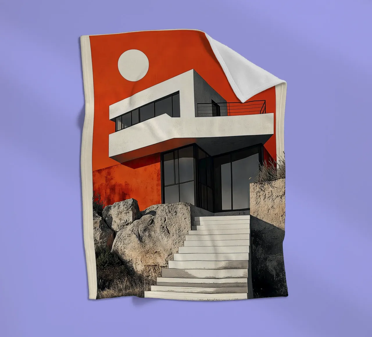 Bauhaus coperta in pile da Nikis Art Studio