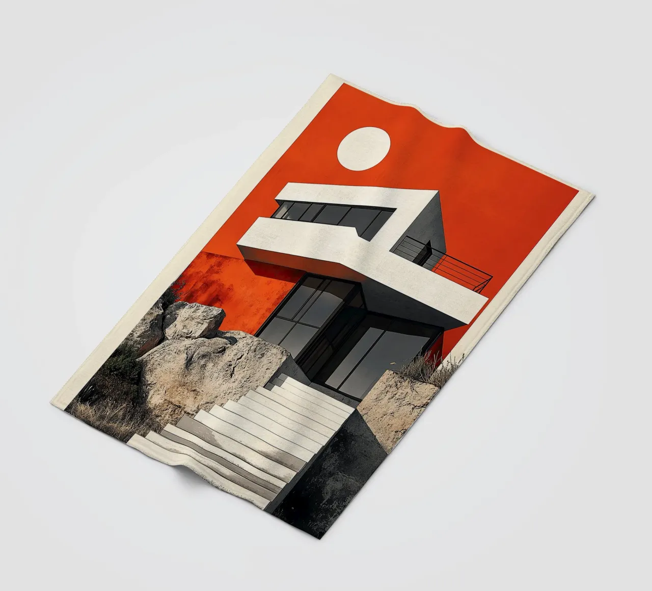 Bauhaus coperta in pile da Nikis Art Studio