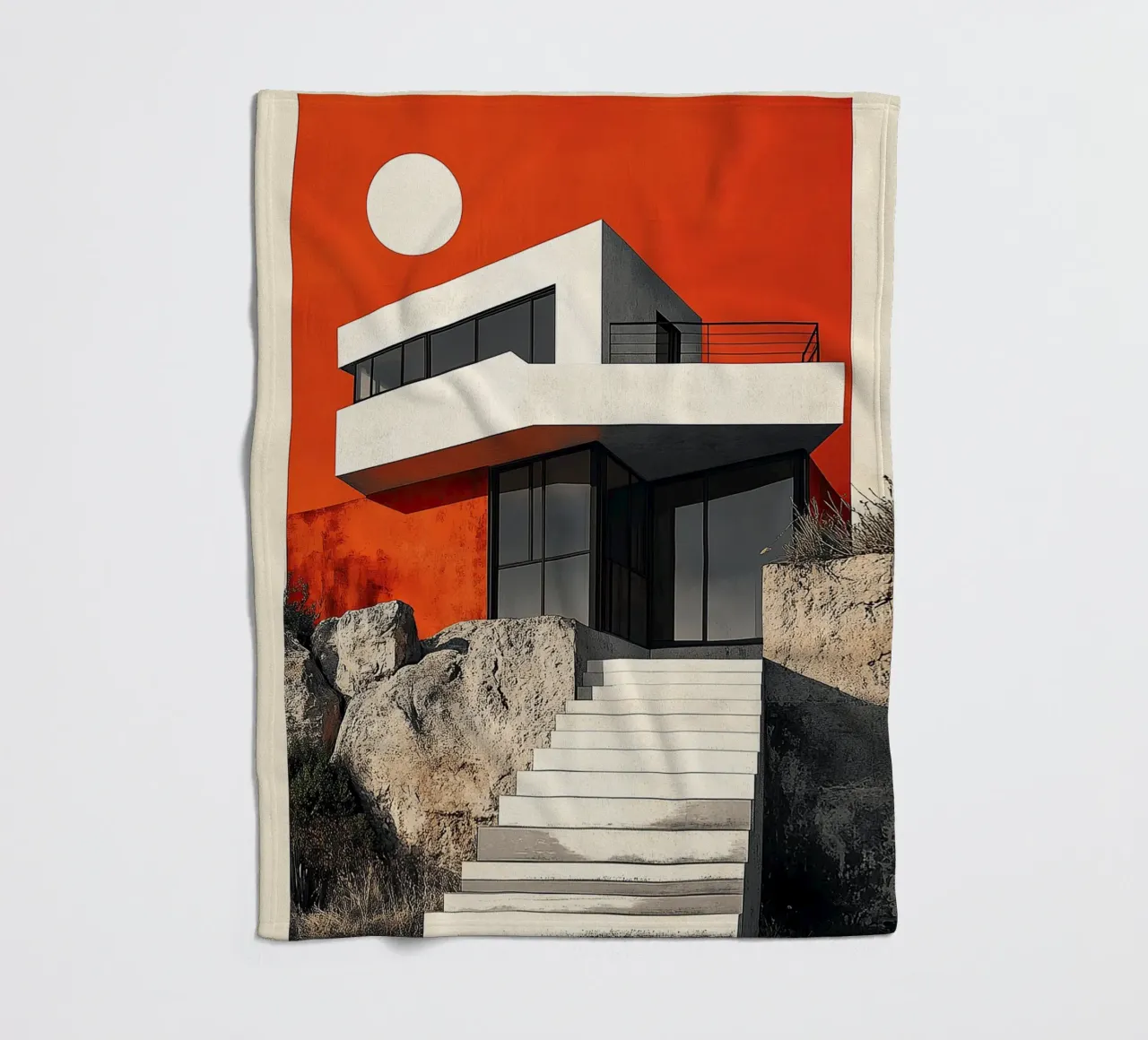 Bauhaus coperta in pile da Nikis Art Studio