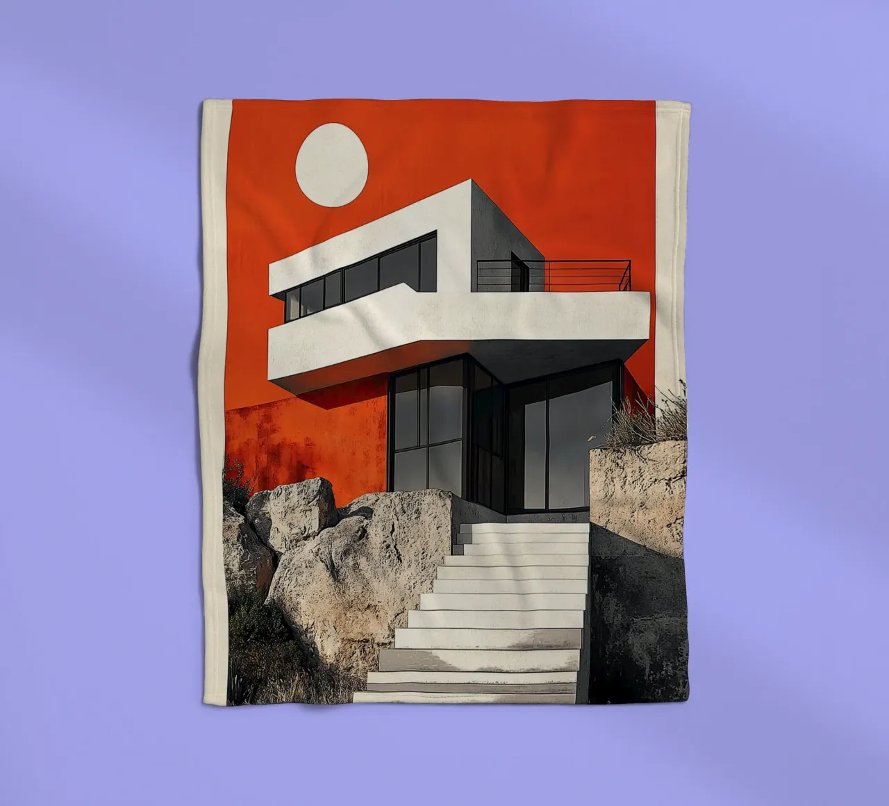 Bauhaus coperta in pile da Nikis Art Studio