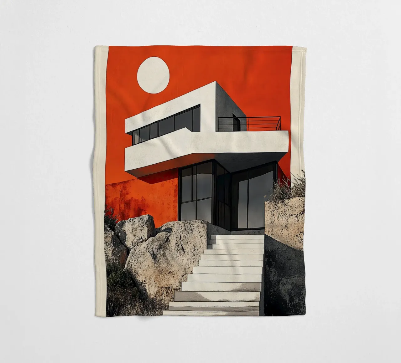 Bauhaus coperta in pile da Nikis Art Studio