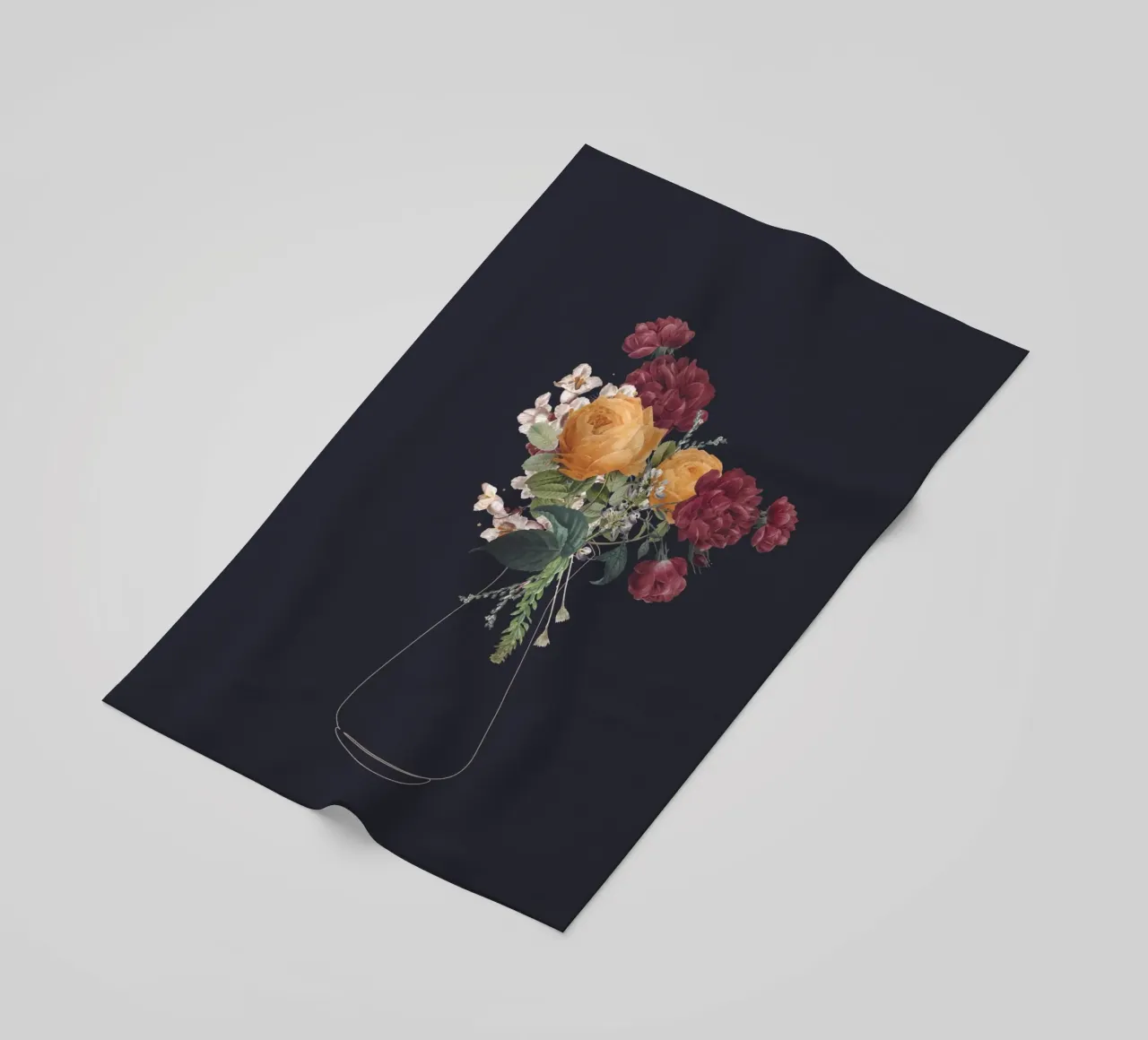 vase flower minimalist telo mare da LisaArtes