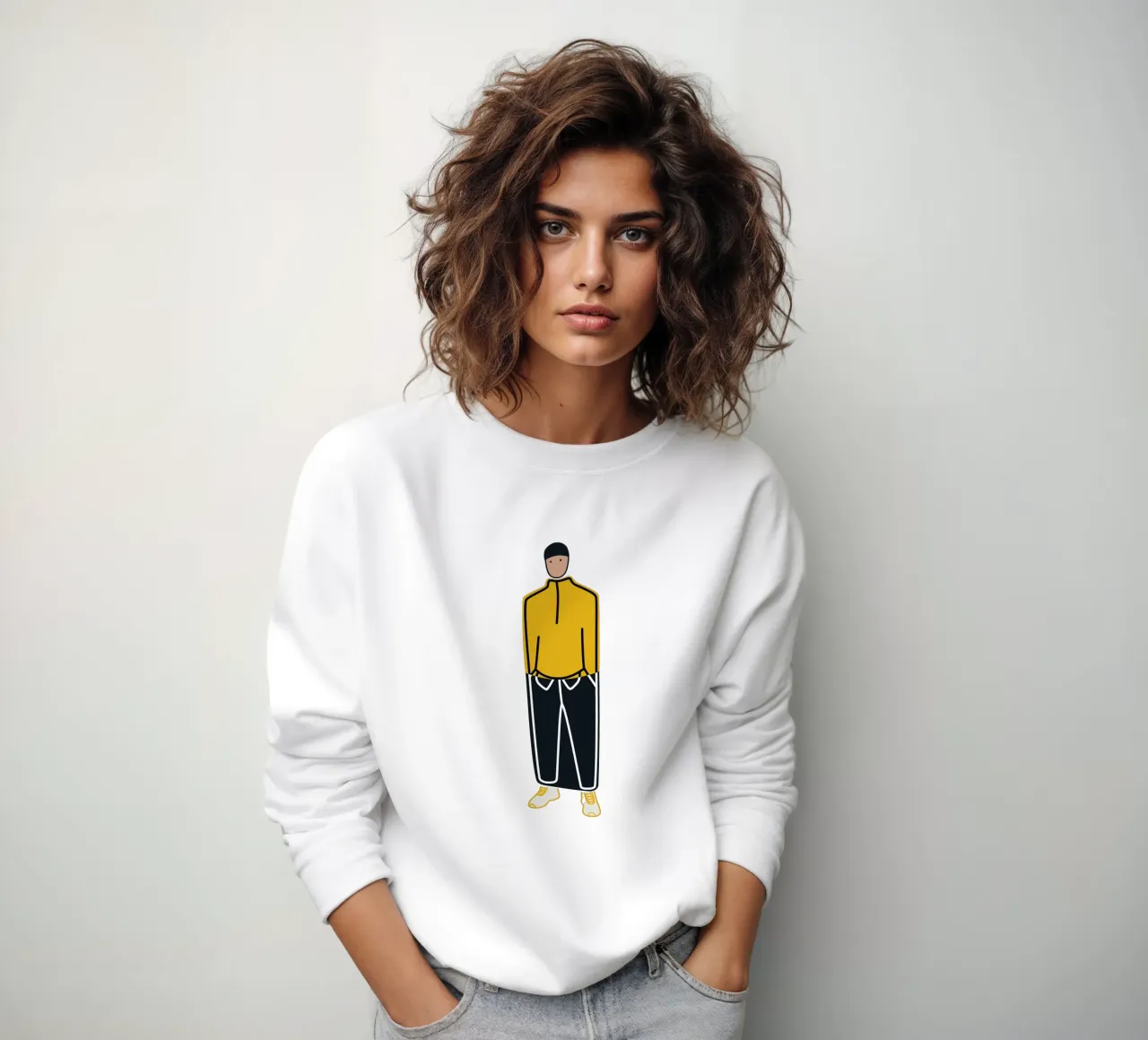 Hände in die Hosentaschen Sweatshirt von amini54