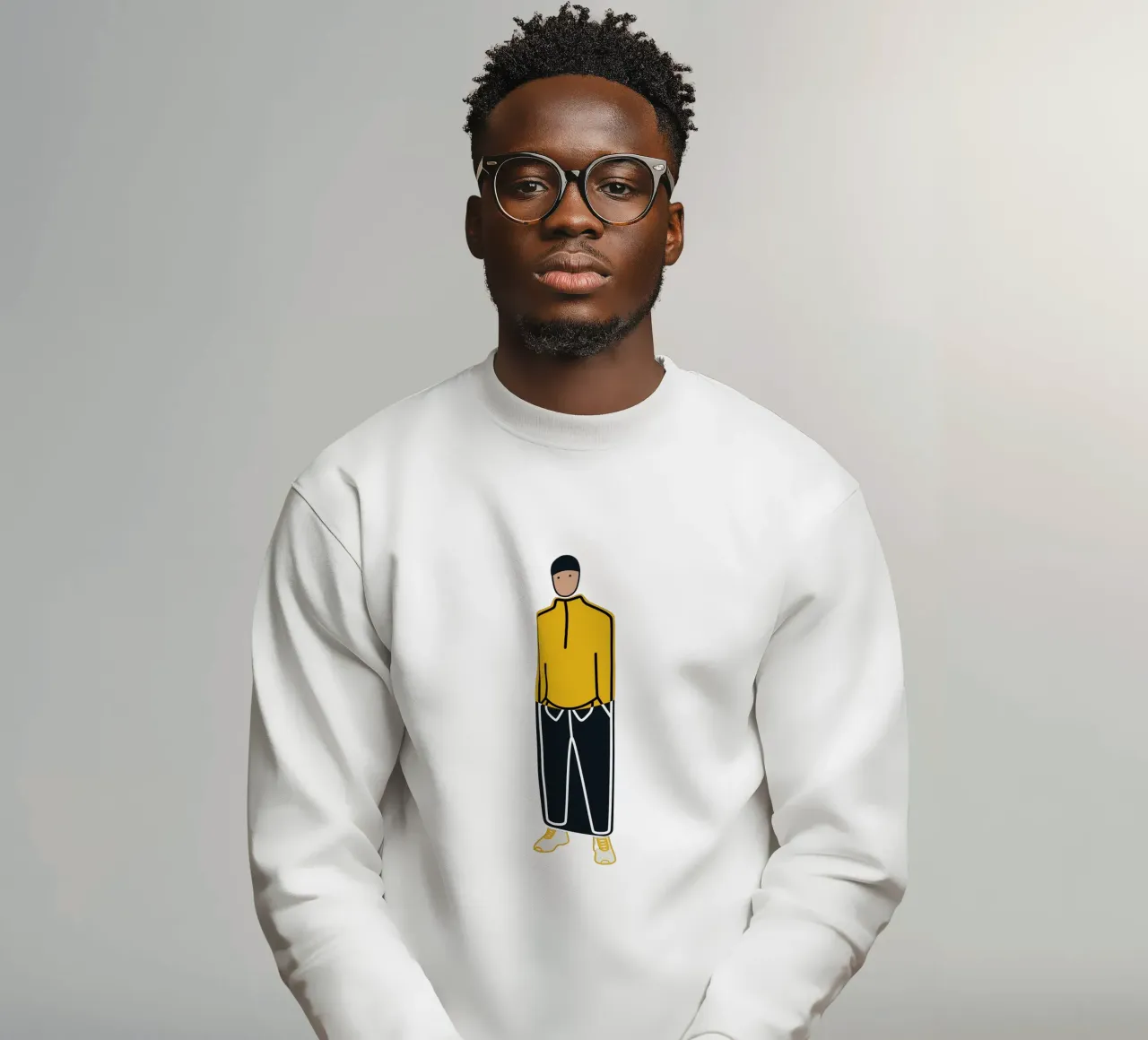 Hände in die Hosentaschen Sweatshirt von amini54