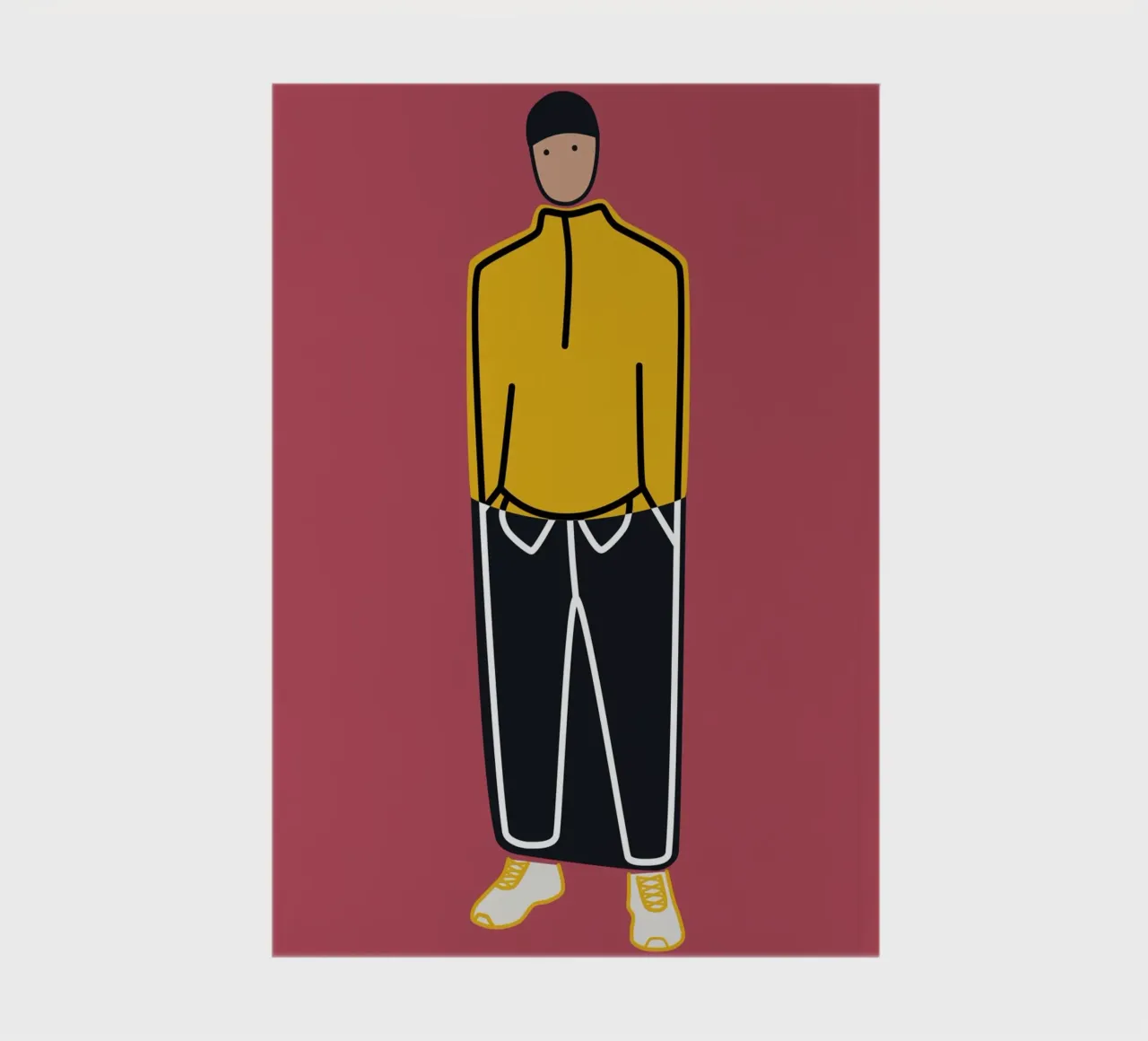 Hands in Pockets notebook by amini54