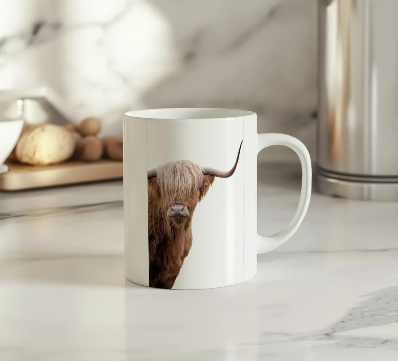 Mucca delle Highlands I tazza in ceramica da Victoria Frost