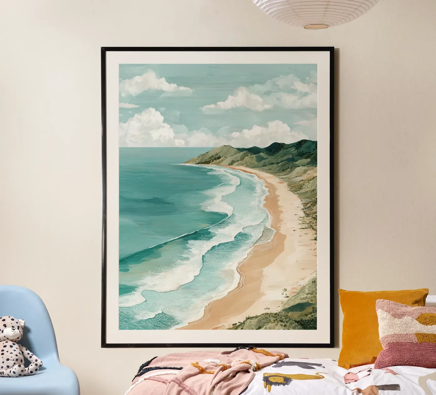 Soft Beach Seascape poster da LUMA