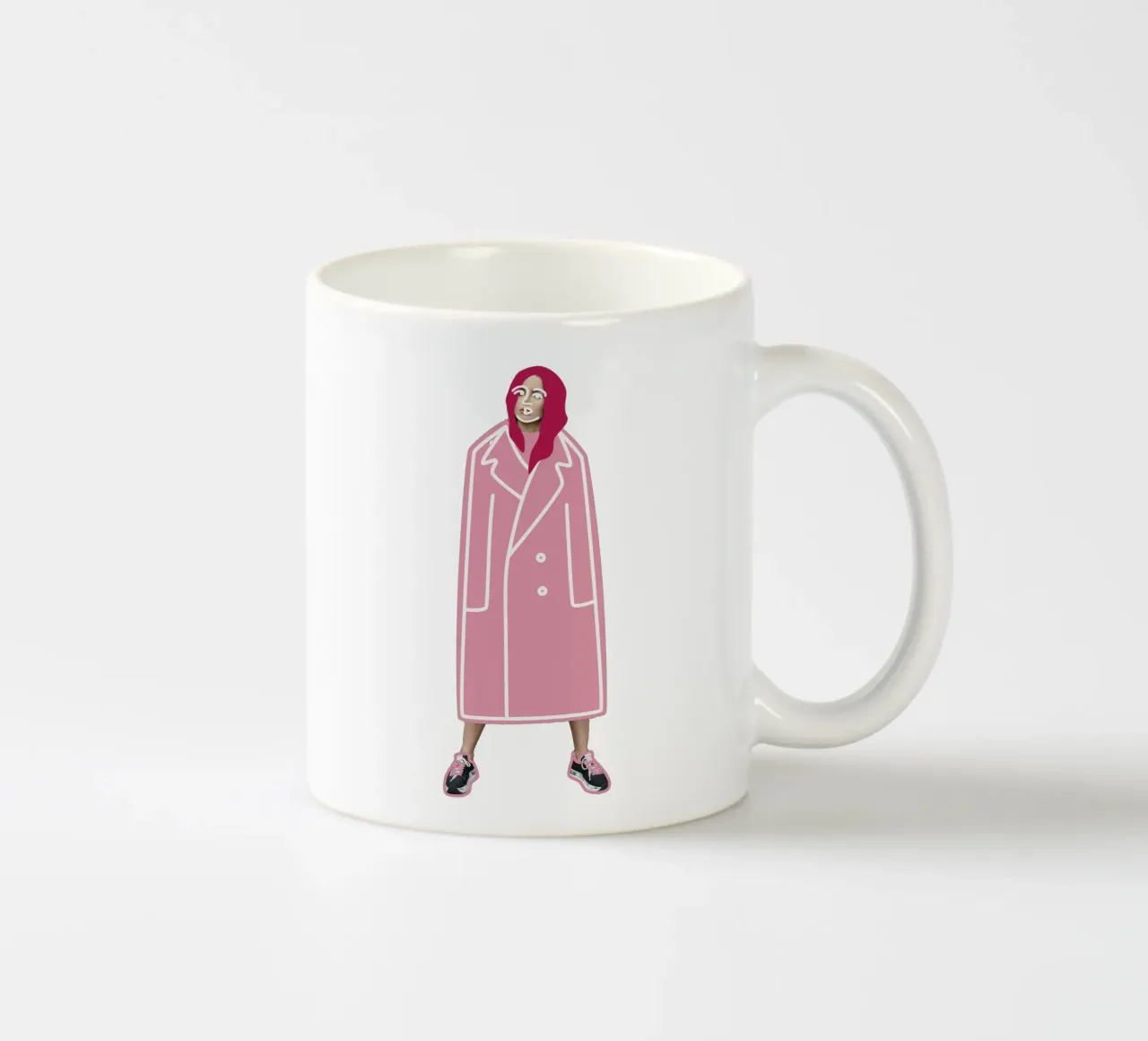 Cappotto rosa tazza in ceramica da amini54
