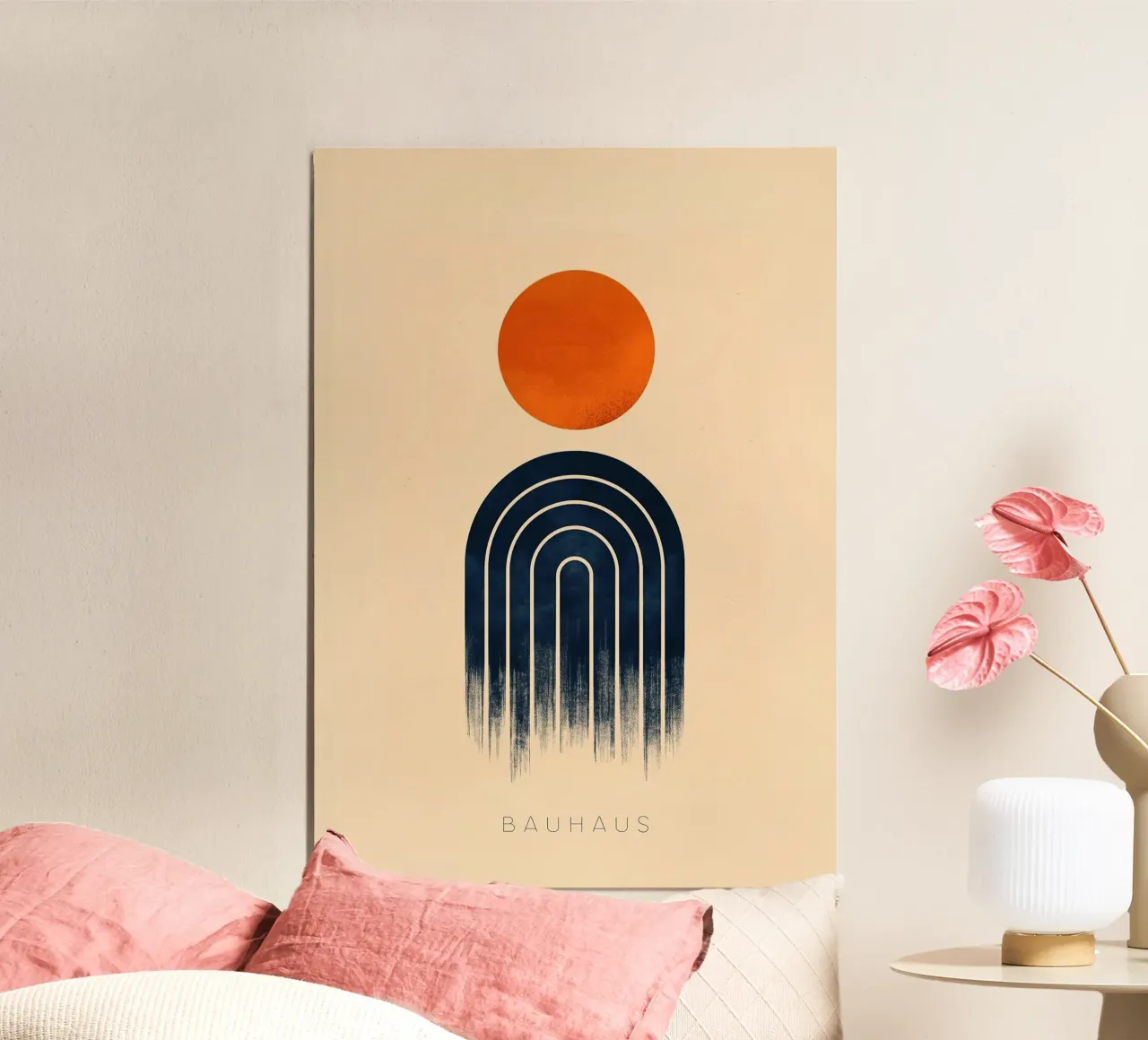 Bauhaus poster con telaio in legno da Nikis Art Studio