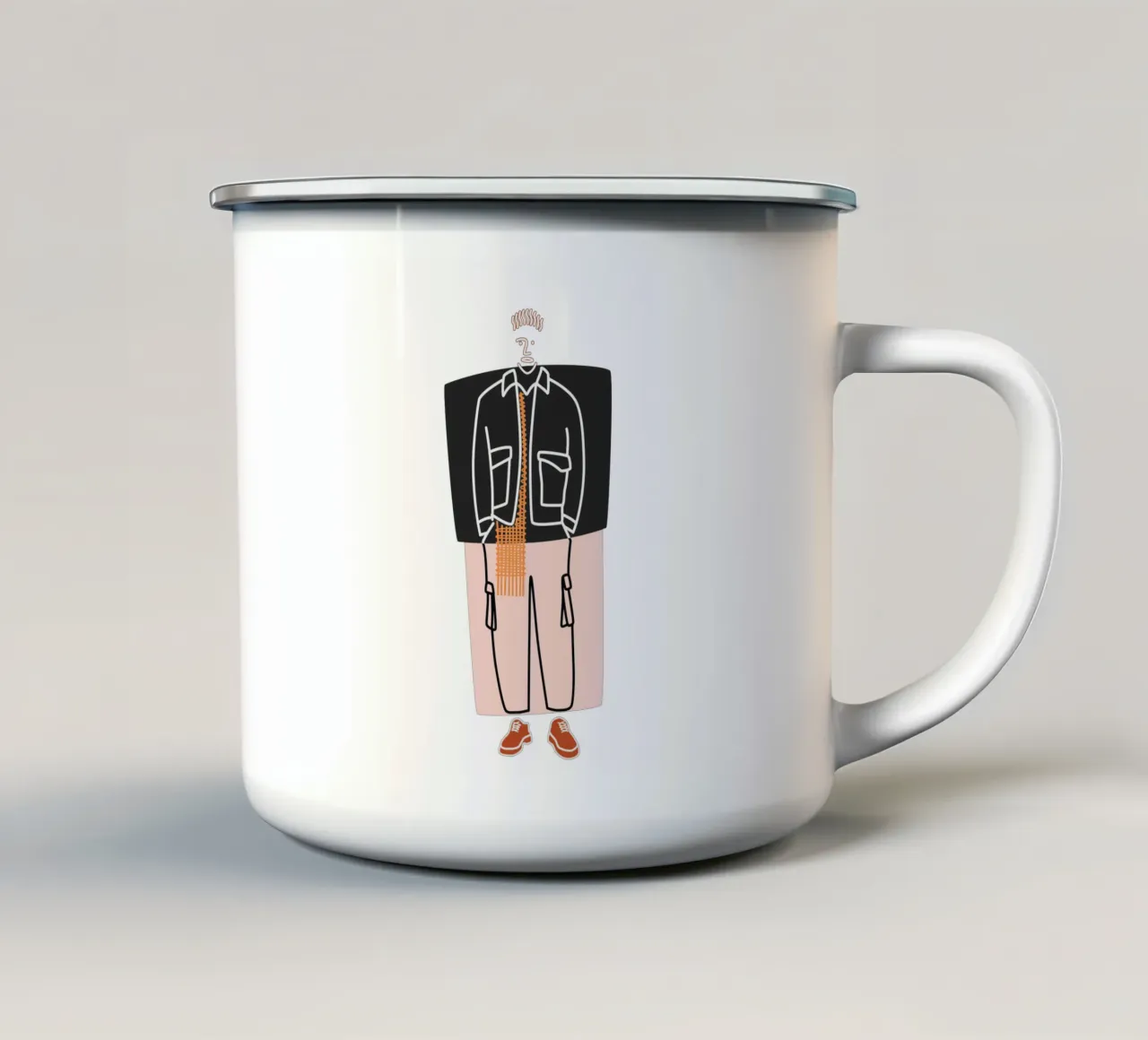 L'urbanista tazza in smalto da amini54