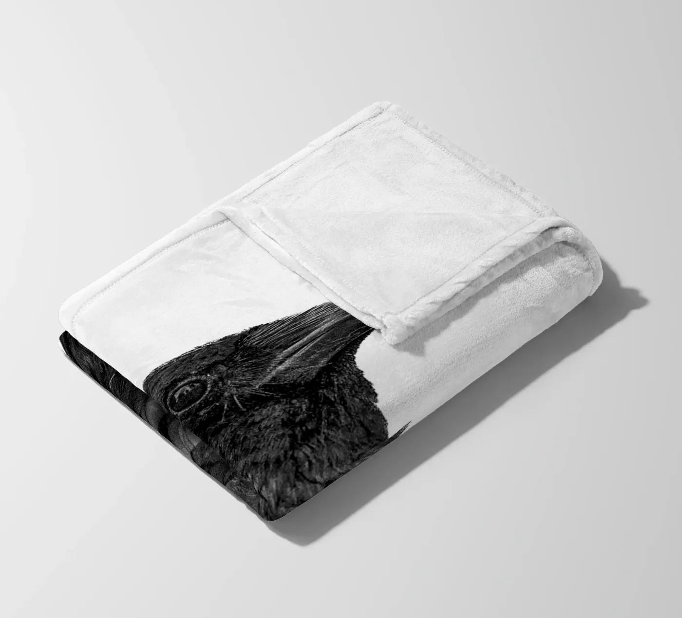 Krähe Fleecedecke von Victoria Frost