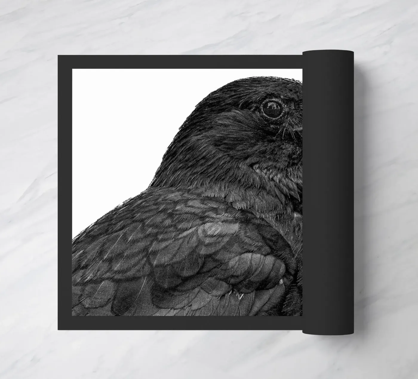 Crow Fußmatte von Victoria Frost