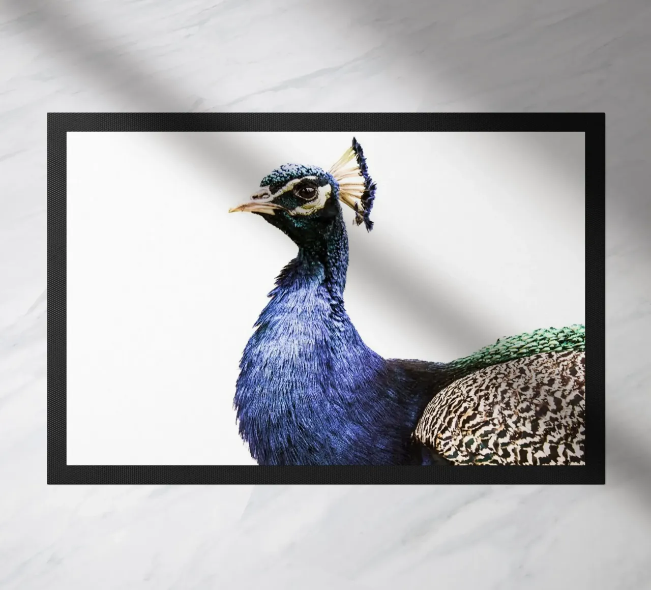 Pavone blu zerbino da Victoria Frost