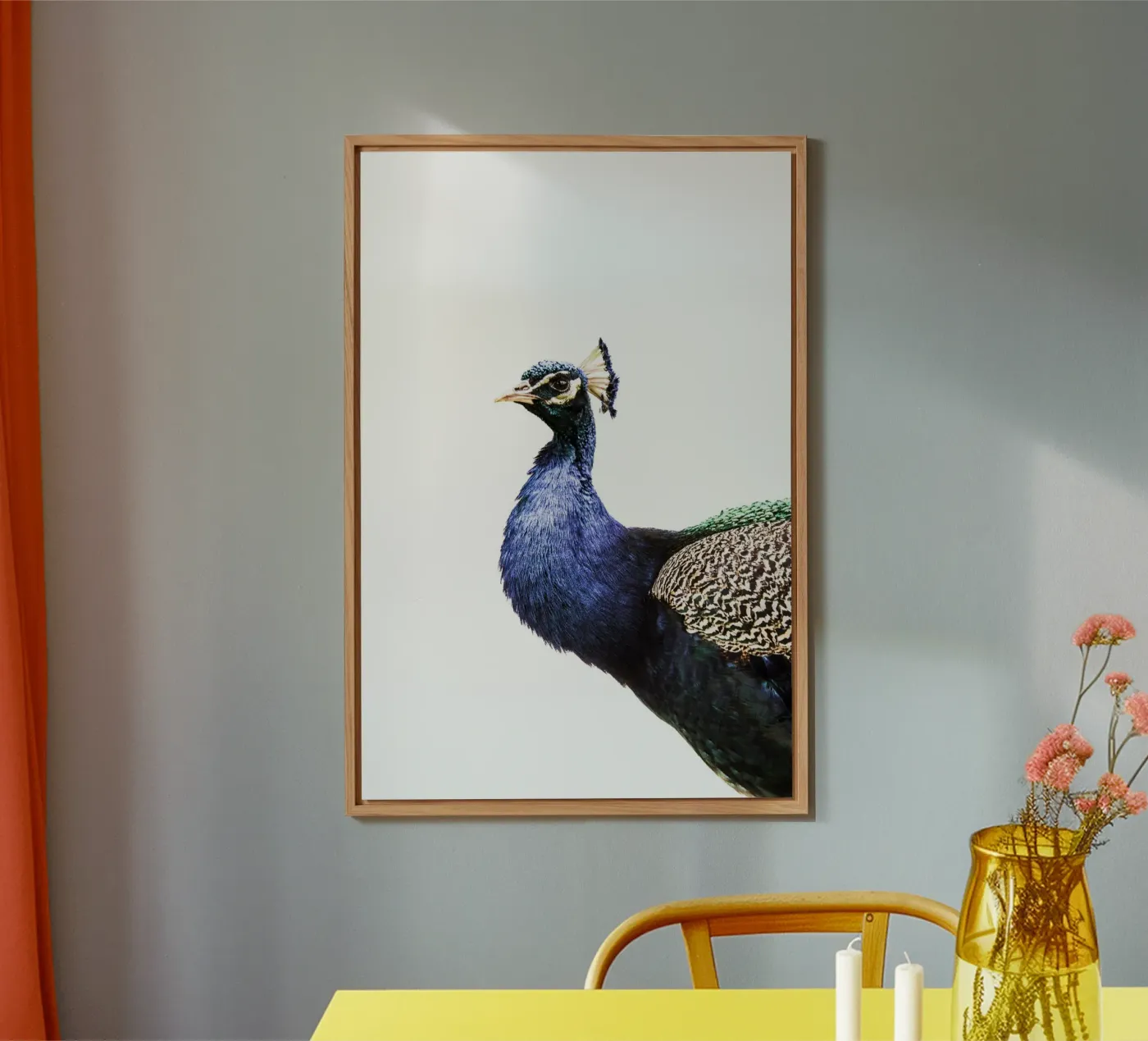 Pavone blu pannello forex da Victoria Frost