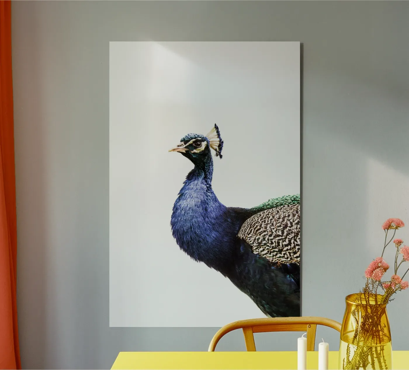 Pavone blu pannello forex da Victoria Frost