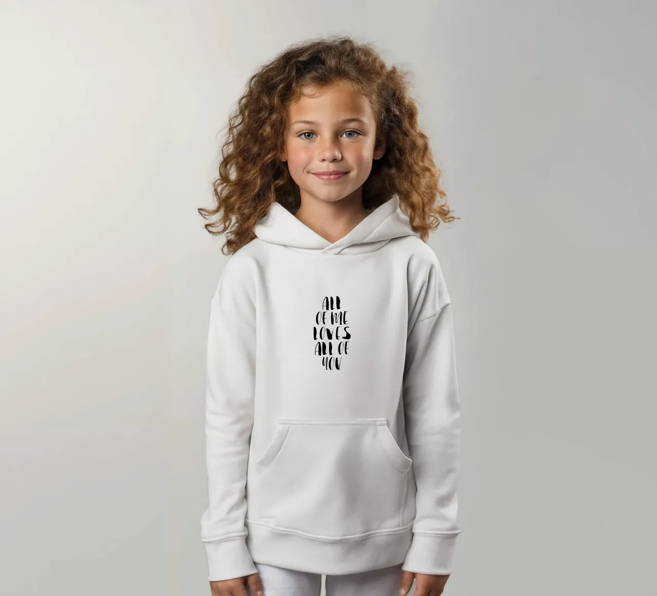 Todo de mí ama todo de ti sudadera con capucha para niño de THE MOTIVATED TYPE