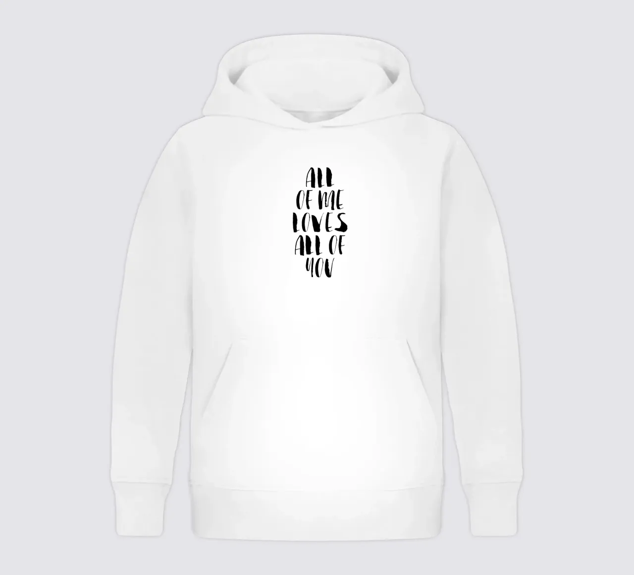 Todo de mí ama todo de ti sudadera con capucha para niño de THE MOTIVATED TYPE