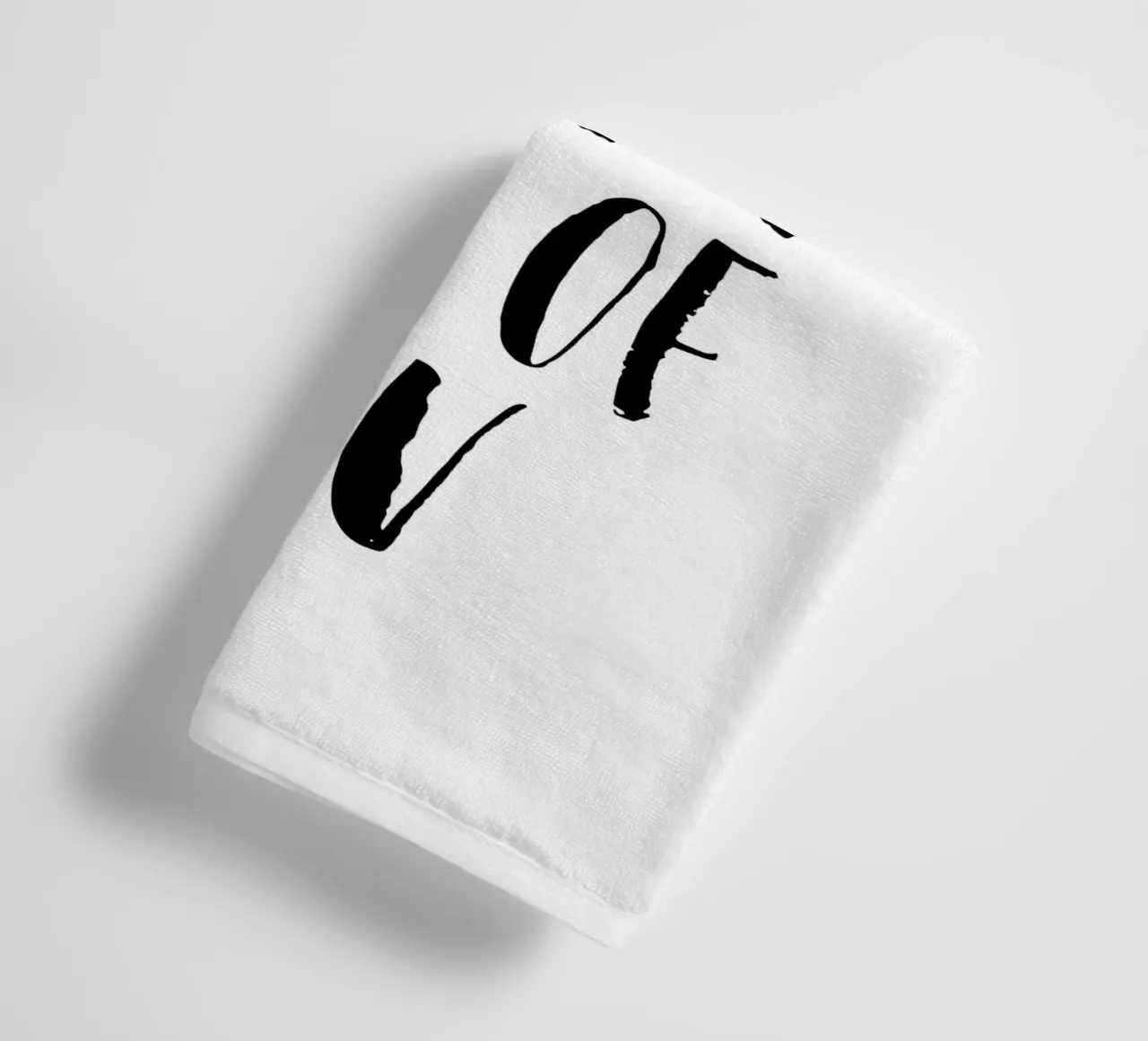 Todo de mí ama todo de ti toalla de baño de THE MOTIVATED TYPE