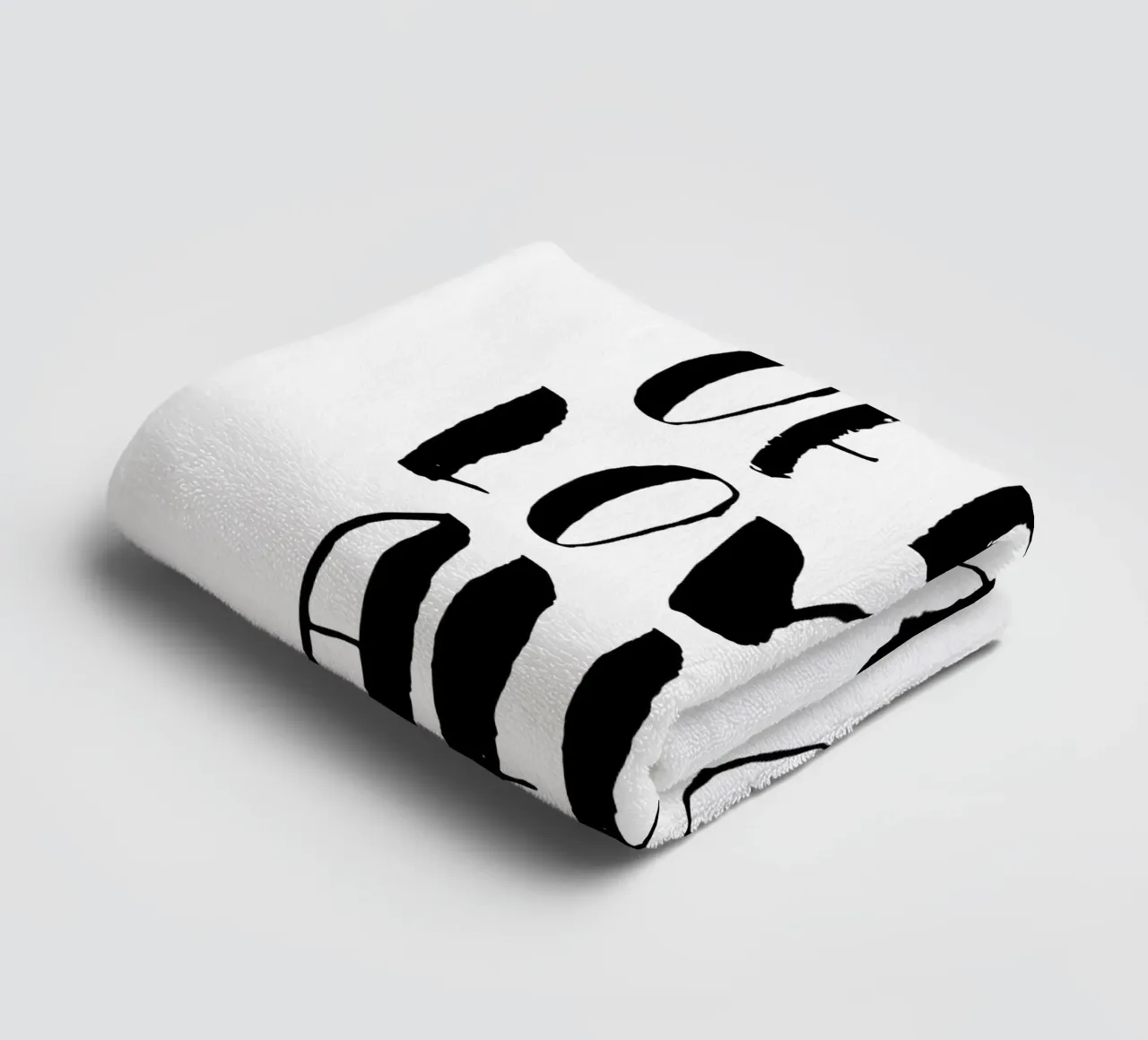 Todo de mí ama todo de ti toalla de baño de THE MOTIVATED TYPE