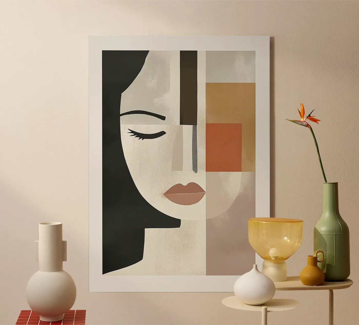 Carla Acryl-Glas von Nikis Art Studio