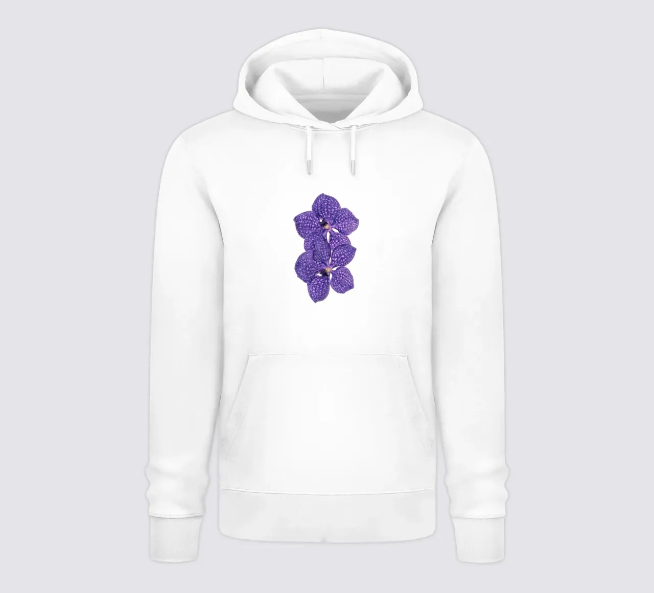 Il fascino delle orchidee viola felpa con cappuccio da Curious Collections by Marielle Leenders