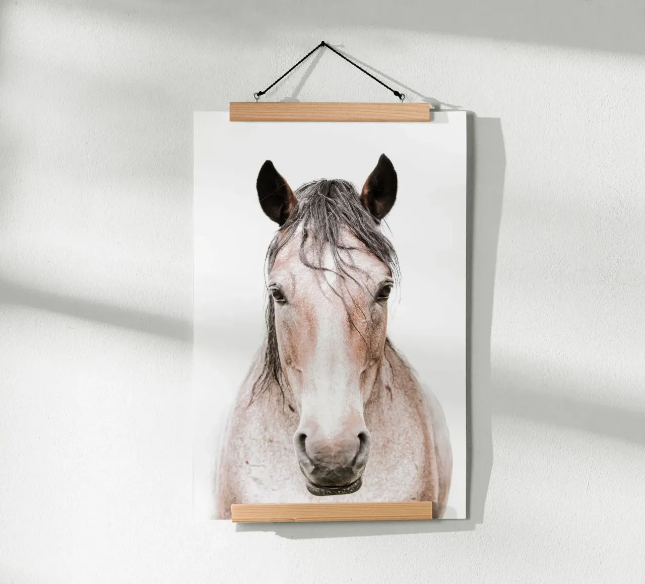 Cavallo di castagno Dun I carta hahnemühle da Victoria Frost
