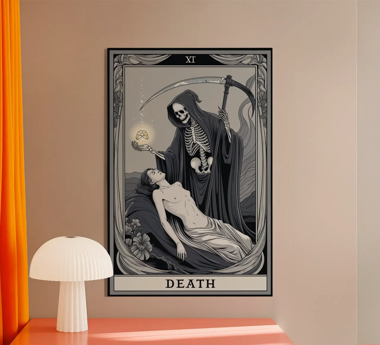 Morte - Abbracciare la trasformazione plexiglass da Mystique & Muse
