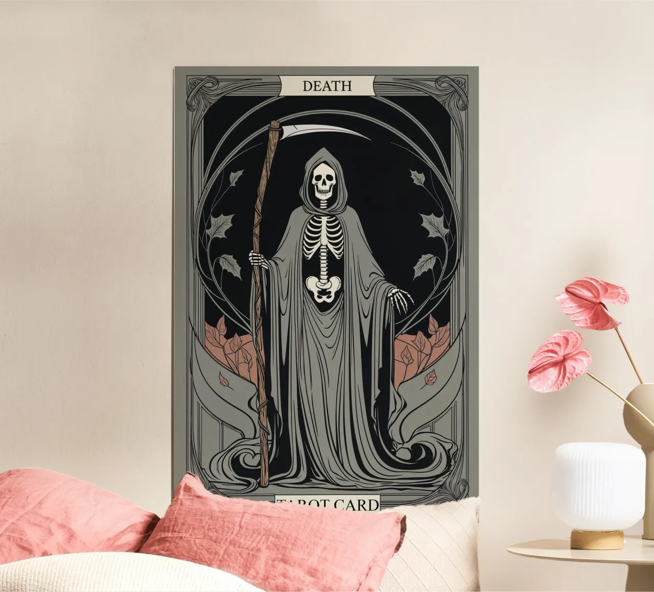 Tod - Wiedergeburt durch Veränderung Hahnemühle von Mystique & Muse