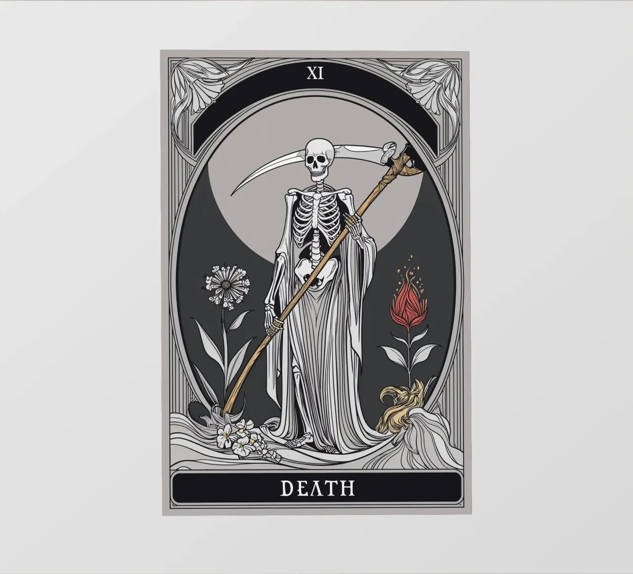 Muerte - El poder de los finales lámina retroiluminada de Mystique & Muse