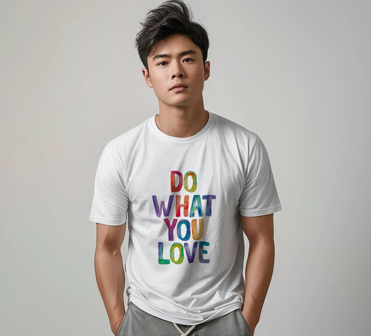 Tun Sie, was Sie lieben T-Shirt von THE MOTIVATED TYPE
