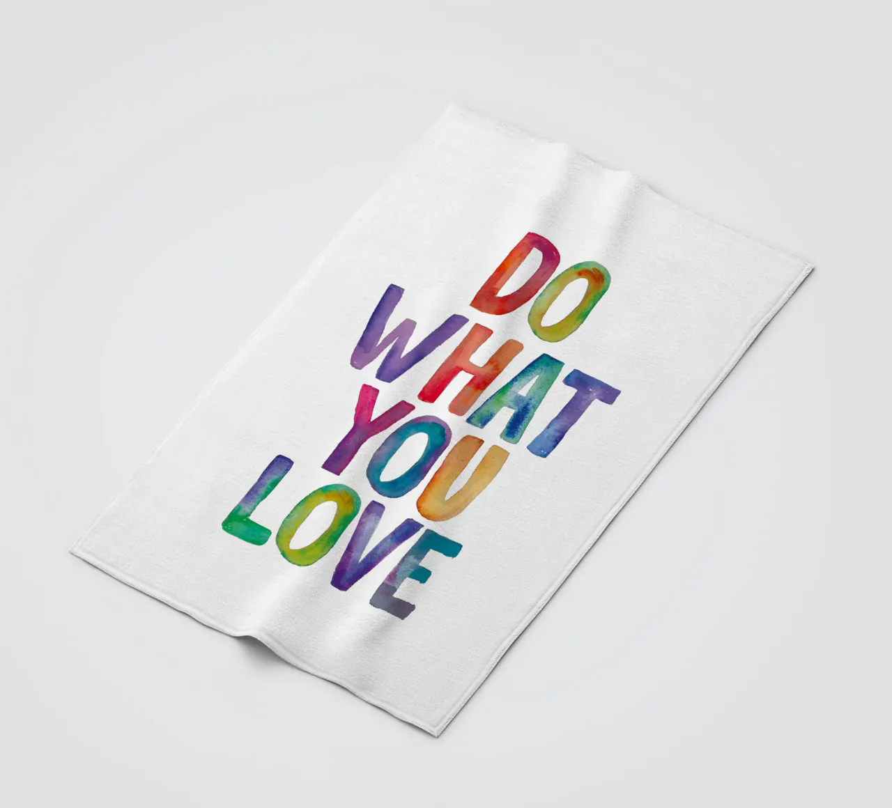 Do What You Love fleece blanket by THE MOTIVATED TYPE