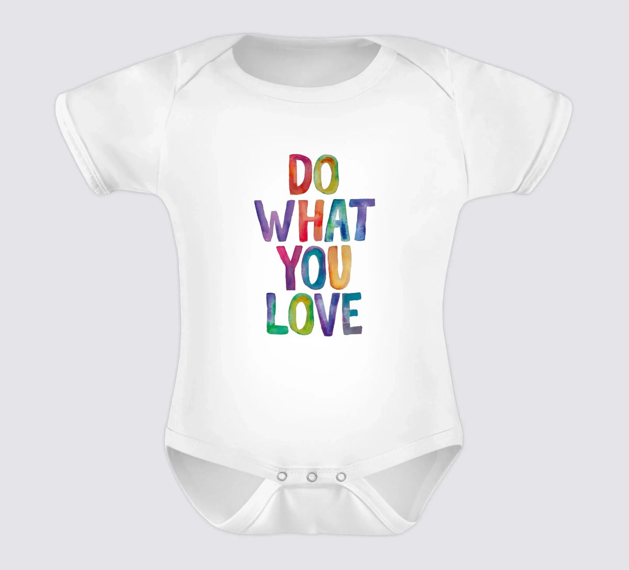Tun Sie, was Sie lieben Kurzarm Babybody von THE MOTIVATED TYPE
