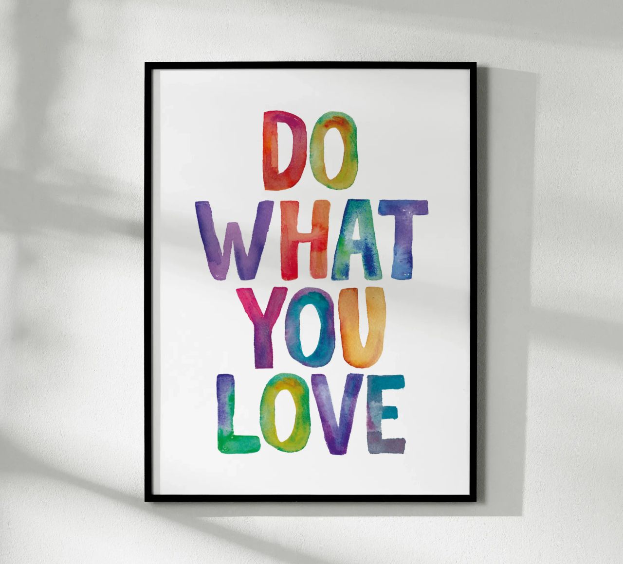 Tun Sie, was Sie lieben Poster von THE MOTIVATED TYPE