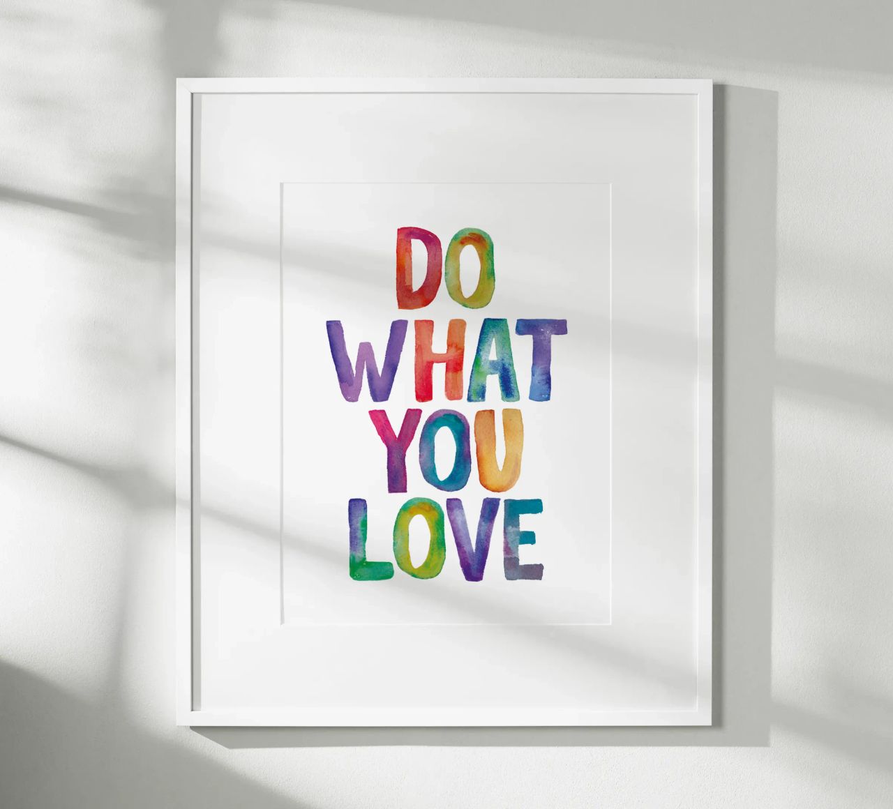 Tun Sie, was Sie lieben Poster von THE MOTIVATED TYPE
