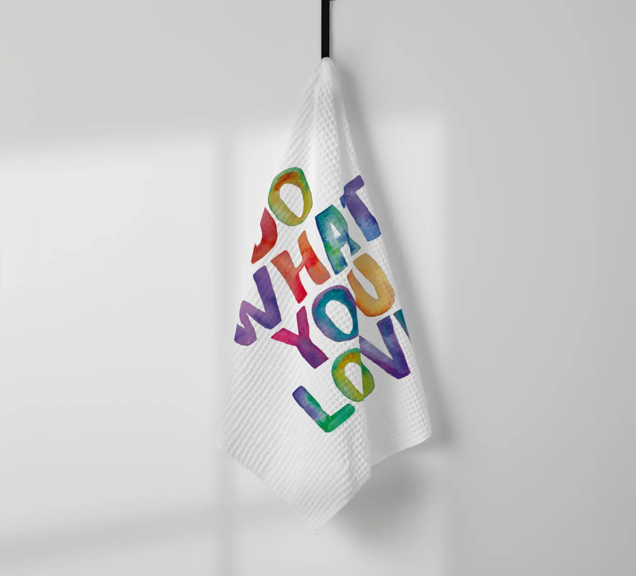 Do What You Love tea towel by THE MOTIVATED TYPE
