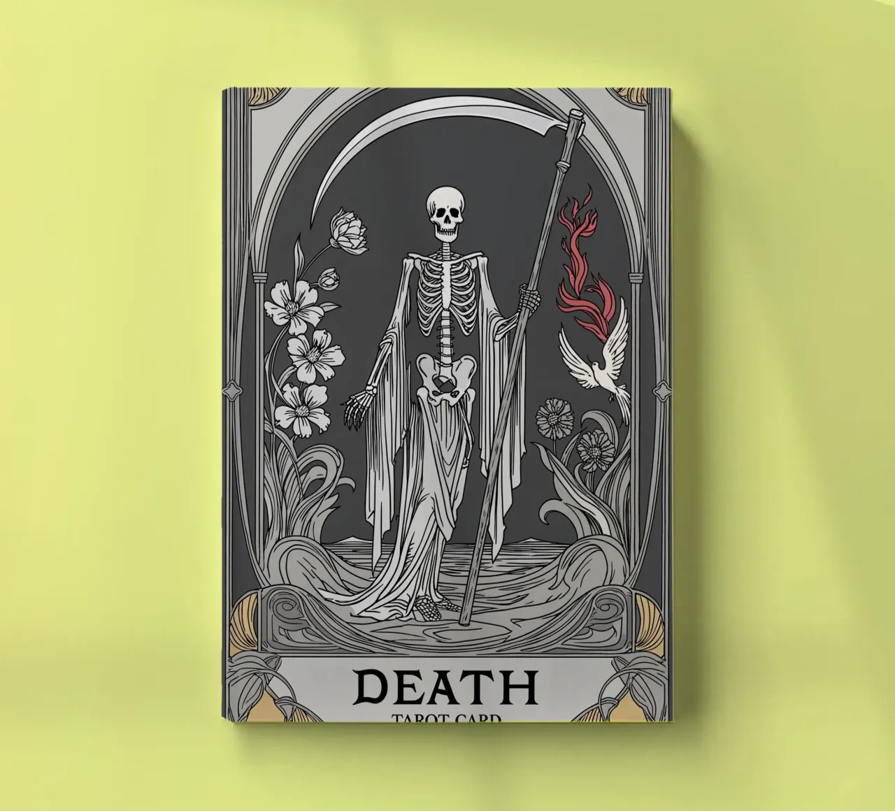 Death – Letting Go for New Beginnings notebook by Mystique & Muse