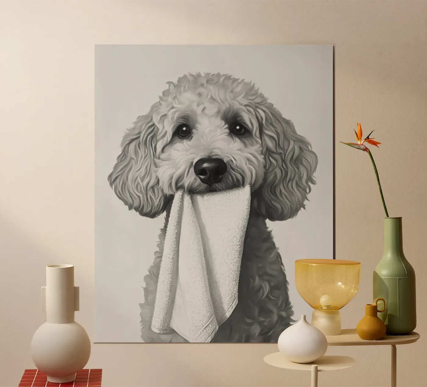 Goldendoodle poster van animals_studio