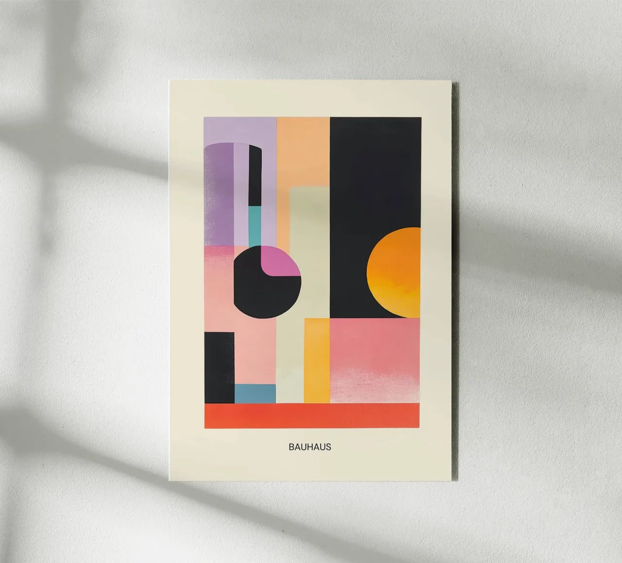 The art of clarity: Bauhaus reinterpreted alu-dibond by Nikis Art Studio