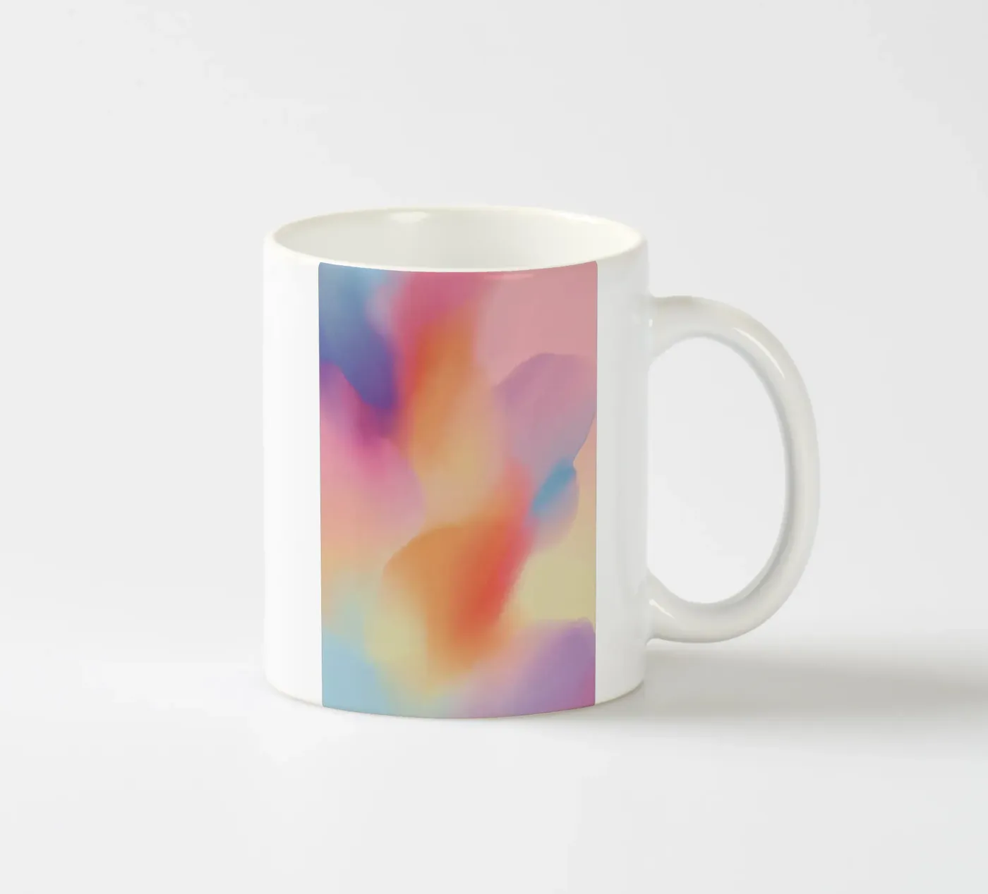 The Pastel Eclipse ceramic mug by HUE FLOW