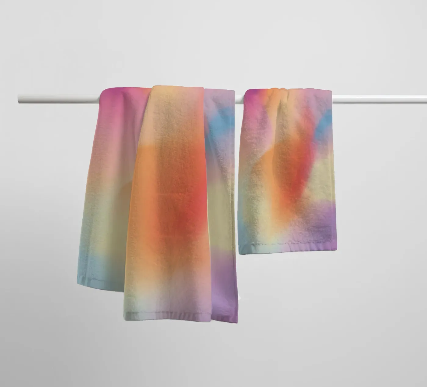 The Pastel Eclipse towel by HUE FLOW