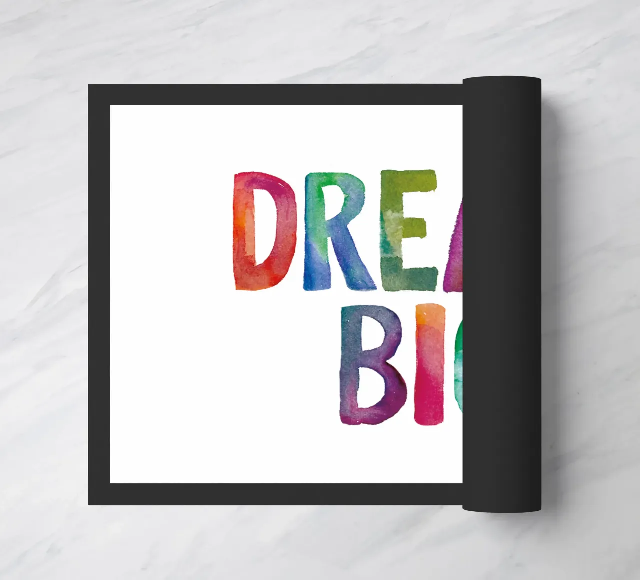 Dream Big deurmat van THE MOTIVATED TYPE