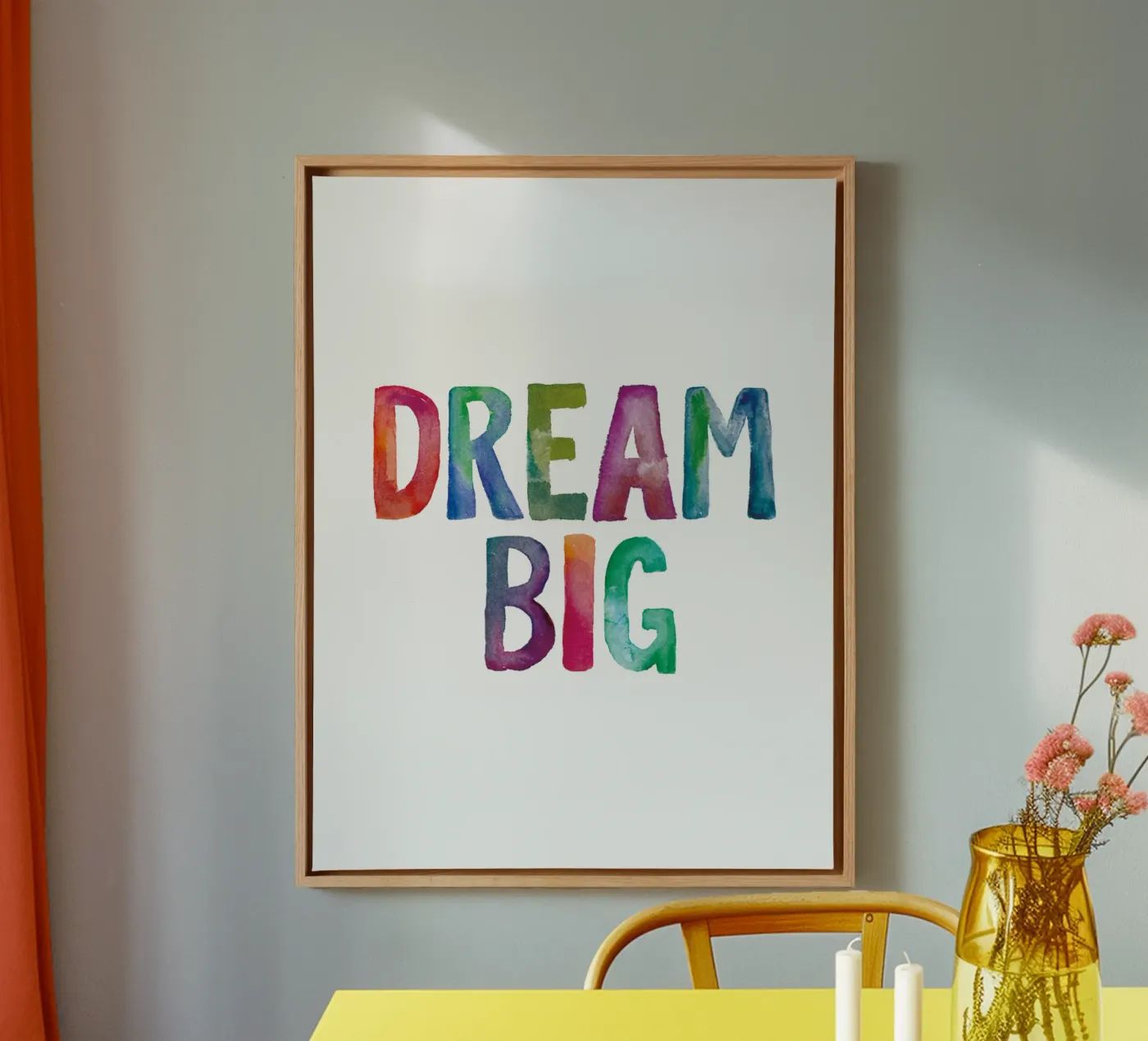 Droom Groot canvas van THE MOTIVATED TYPE