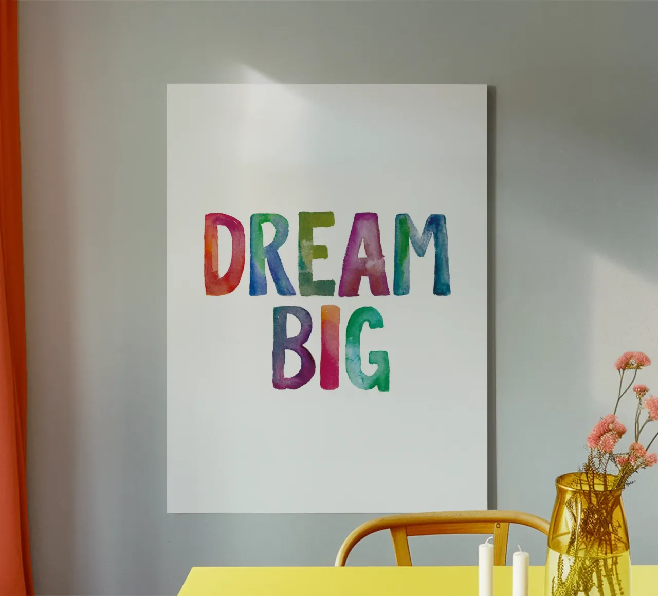 Droom Groot canvas van THE MOTIVATED TYPE