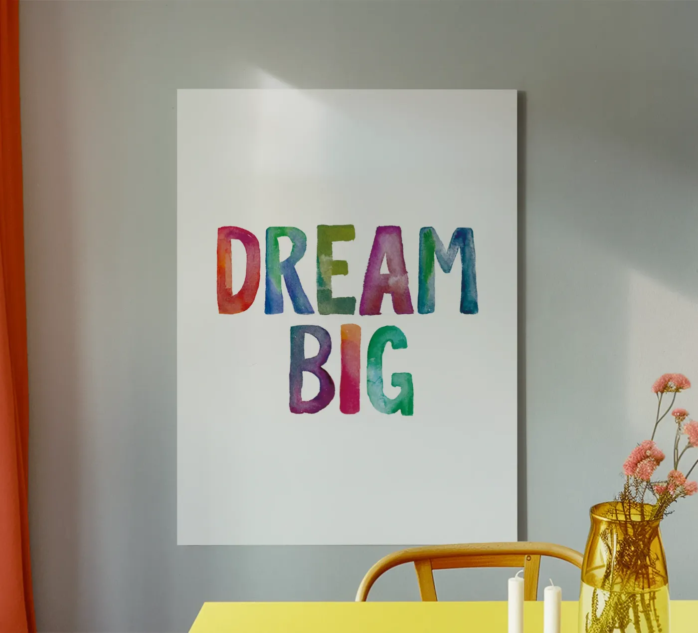 Droom Groot canvas van THE MOTIVATED TYPE