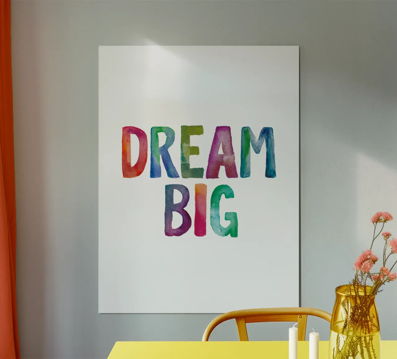 Droom Groot poster van THE MOTIVATED TYPE