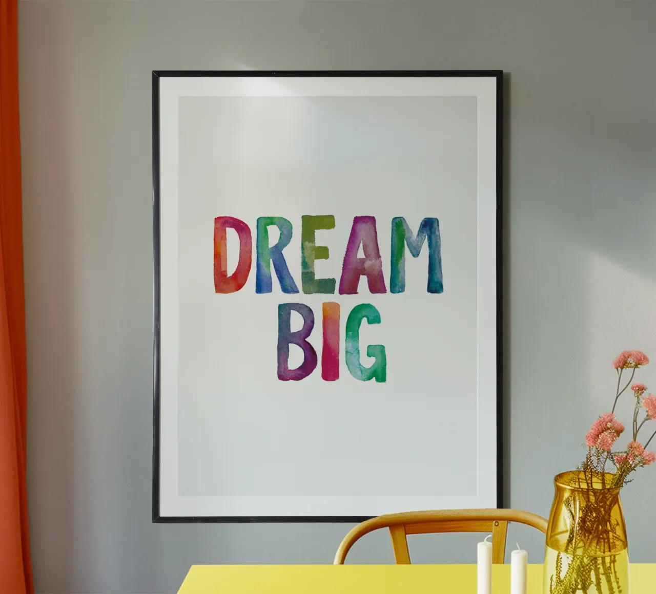 Droom Groot poster van THE MOTIVATED TYPE