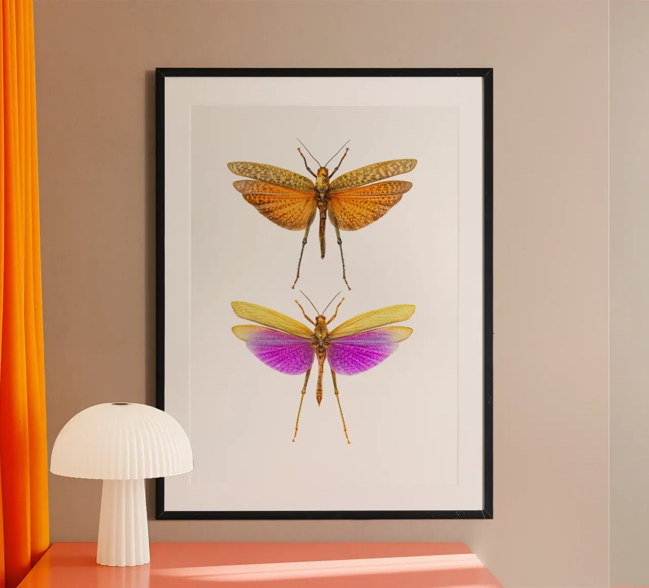 Armonia colorata: Grilli carta hahnemühle da Curious Collections by Marielle Leenders