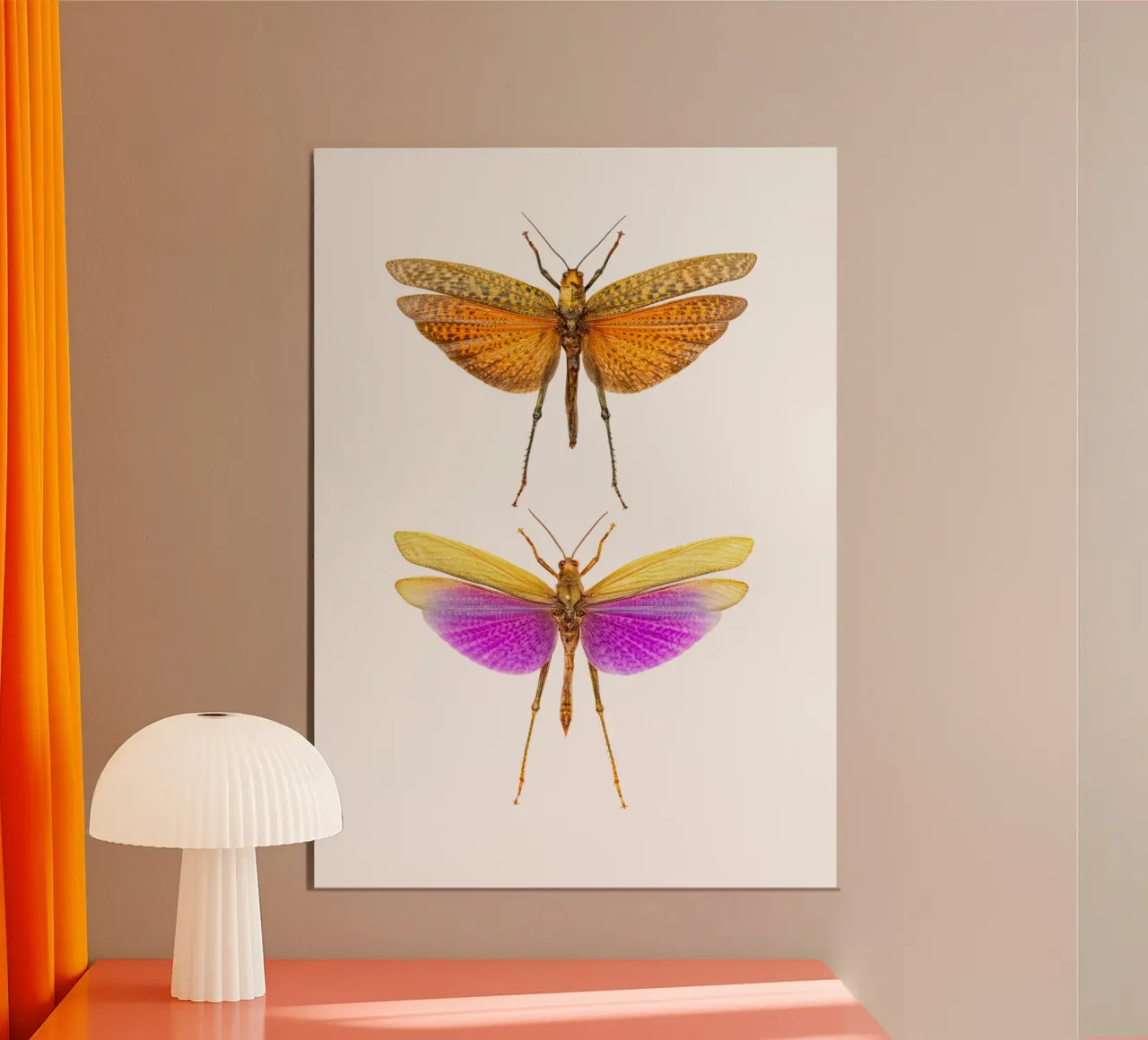 Armonia colorata: Grilli carta hahnemühle da Curious Collections by Marielle Leenders